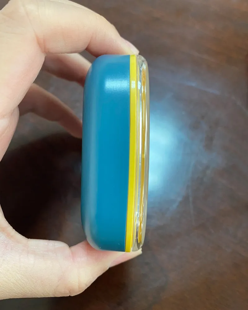 ALANSON Pill box ，4 Compartments Travel Pill Organizer Moisture Proof Small Pill Box for Pocket Purse Daily Pill Case Portable Medicine Vitamin Holder Container