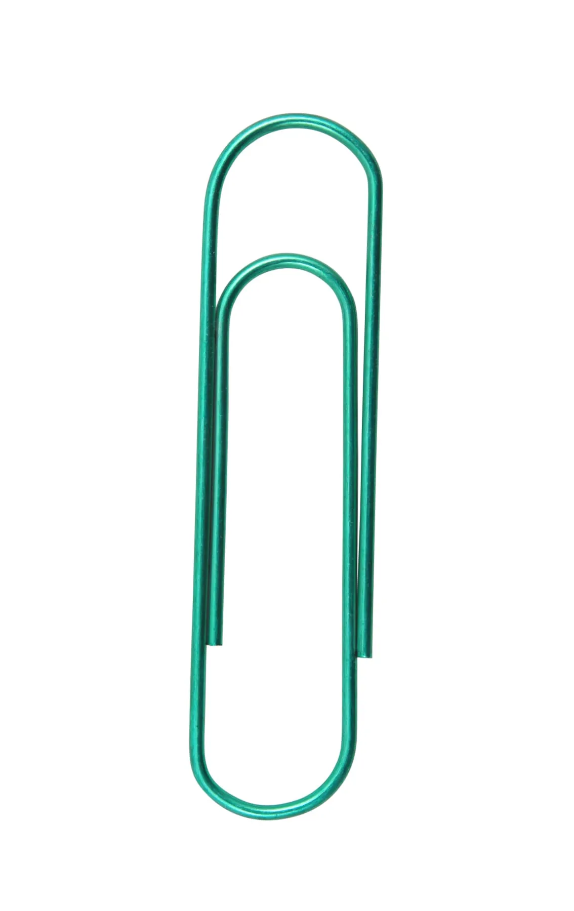 Baumgartens Metallic Vinyl Coated Paper Clips 4" ASSORTED Colors (26740)