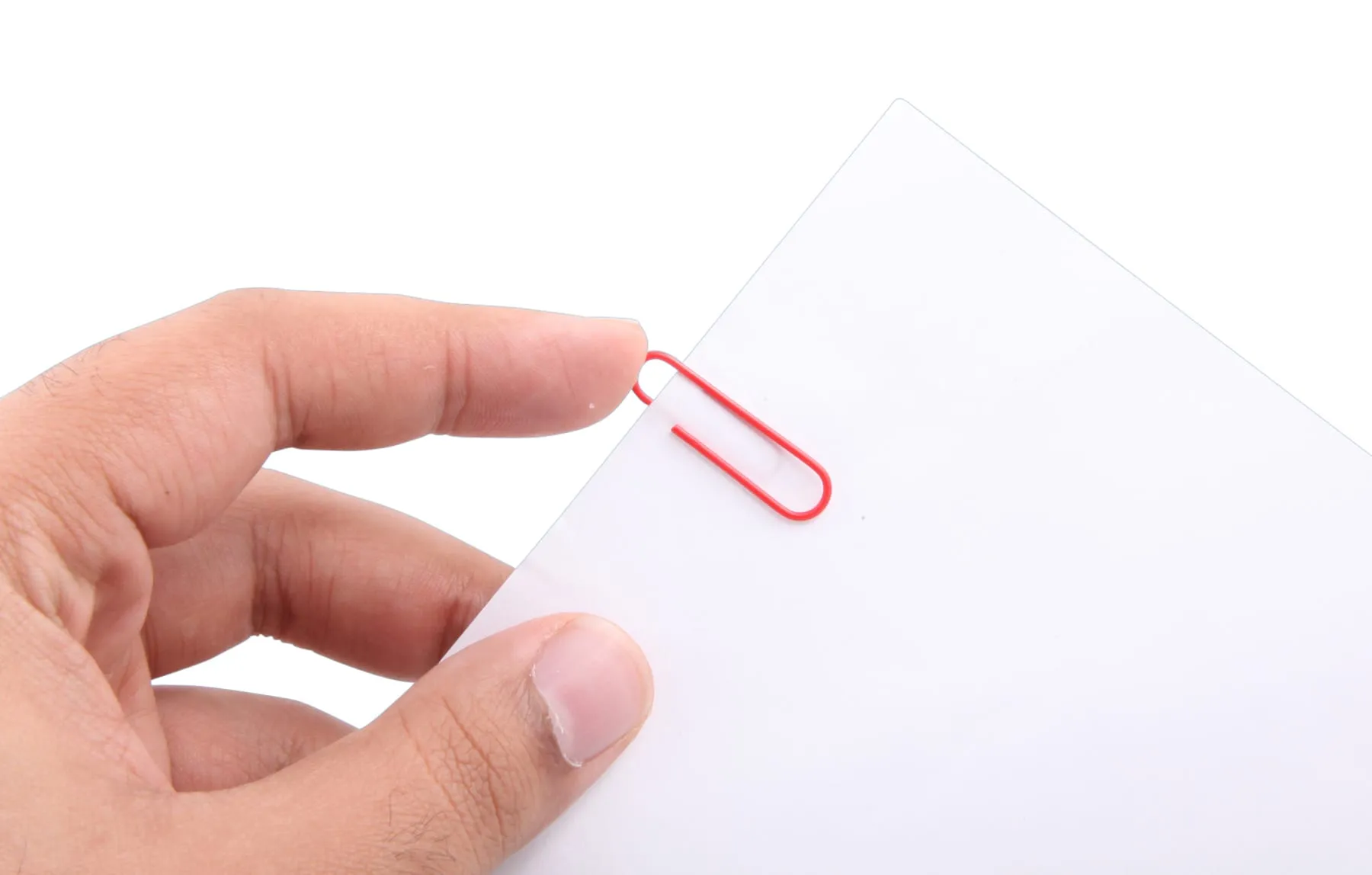 Baumgartens Vinyl Coated Paper Clips #1 Standard Size 100 Pack RED (ES-5020)