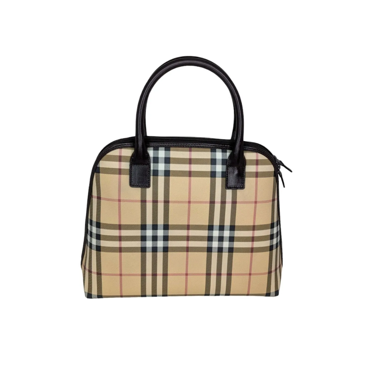 Burberry Vintage Check Dome Top Handle Satchel