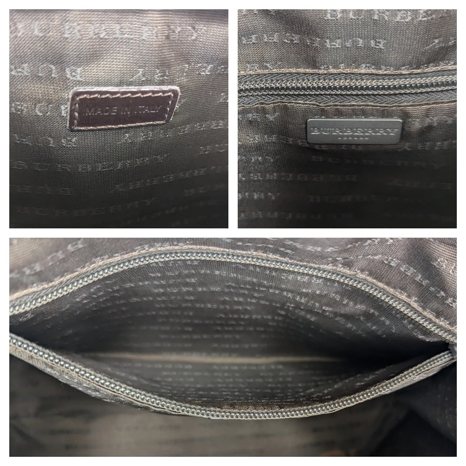 Burberry Vintage Check Dome Top Handle Satchel