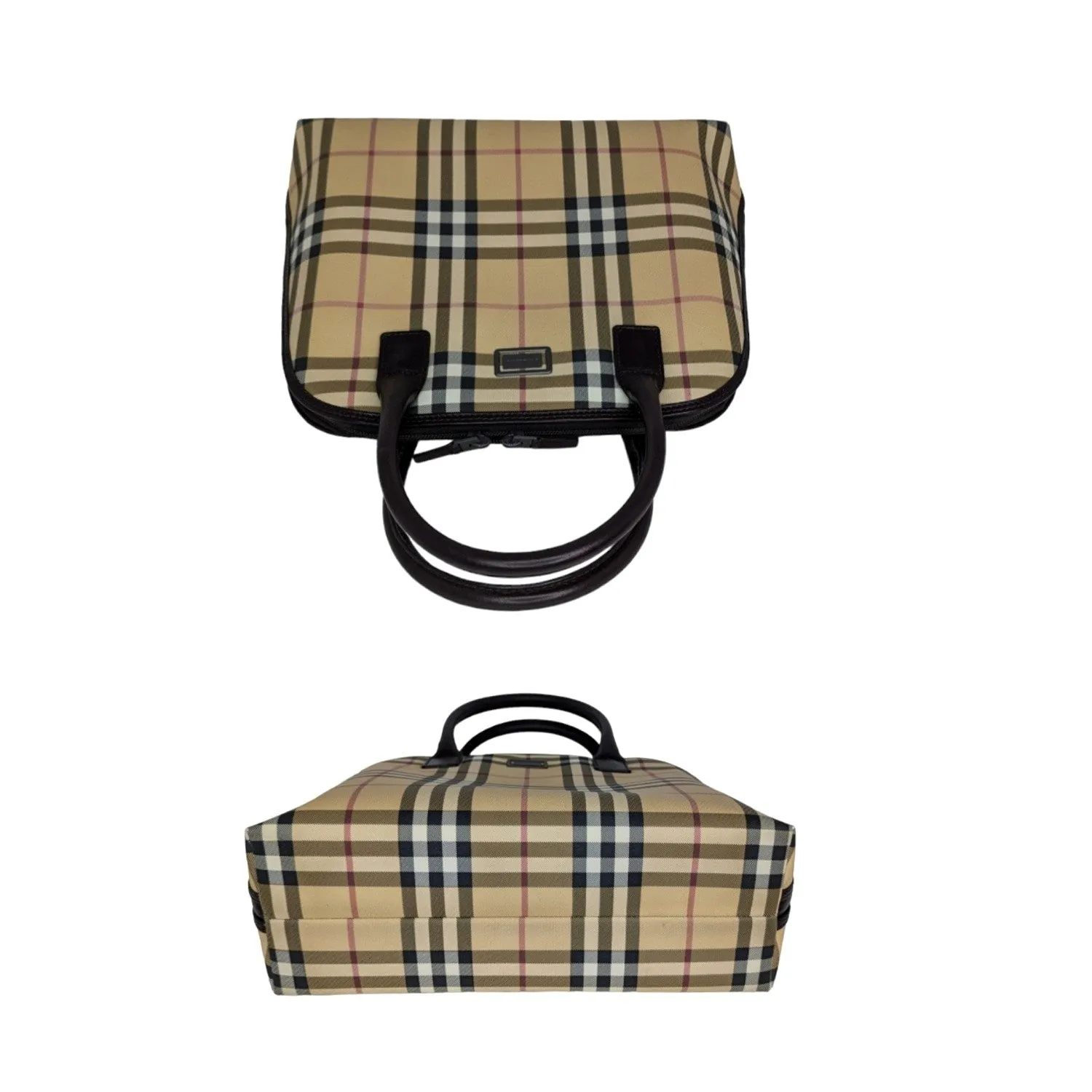 Burberry Vintage Check Dome Top Handle Satchel