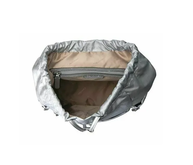 Calvin Klein Florence Clip Backpack Silver