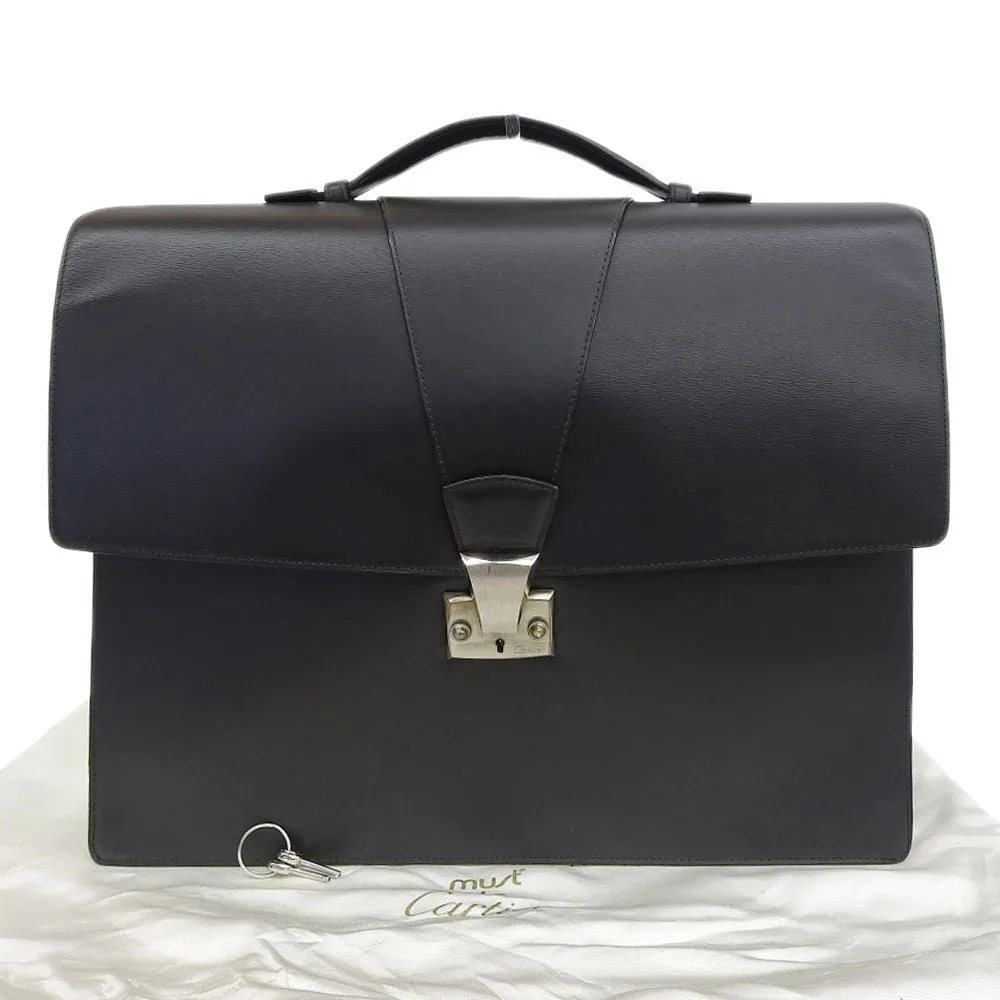 Cartier Tradition Leather Briefcase in Very Good Condition