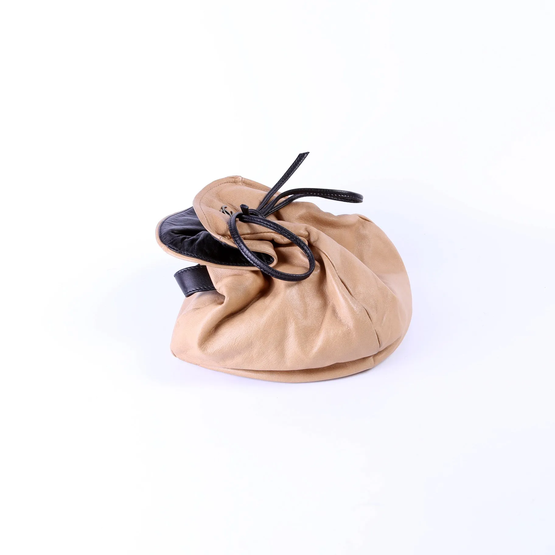 CC Drawstring Mini Handbag Lambskin Vintage 5M