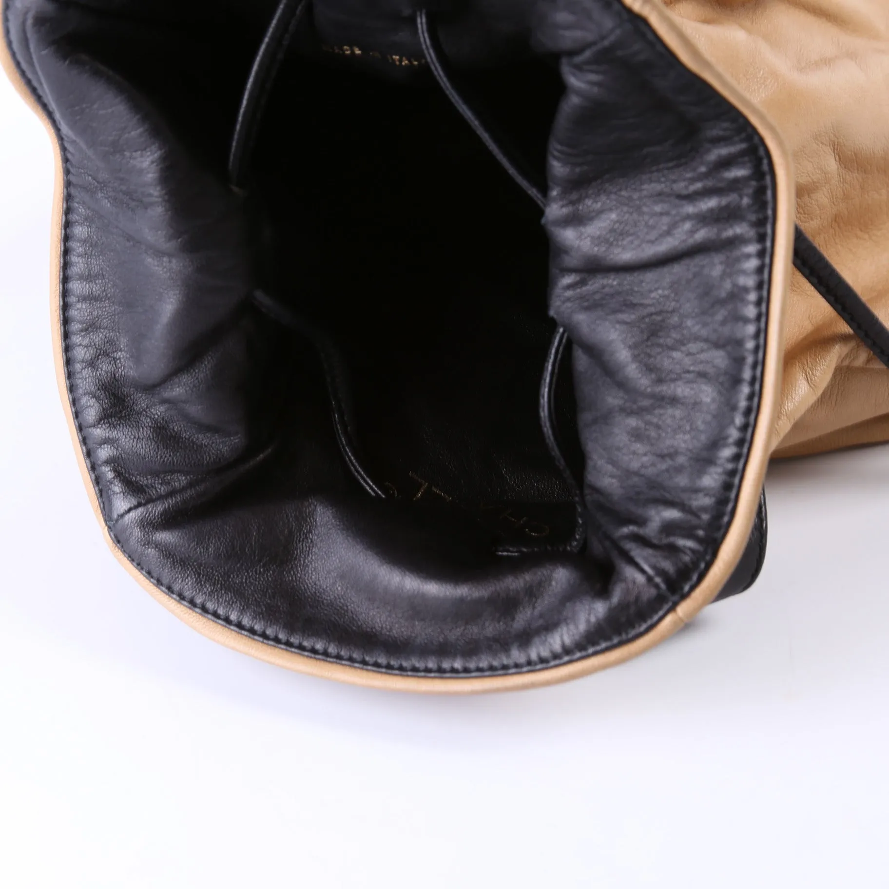 CC Drawstring Mini Handbag Lambskin Vintage 5M