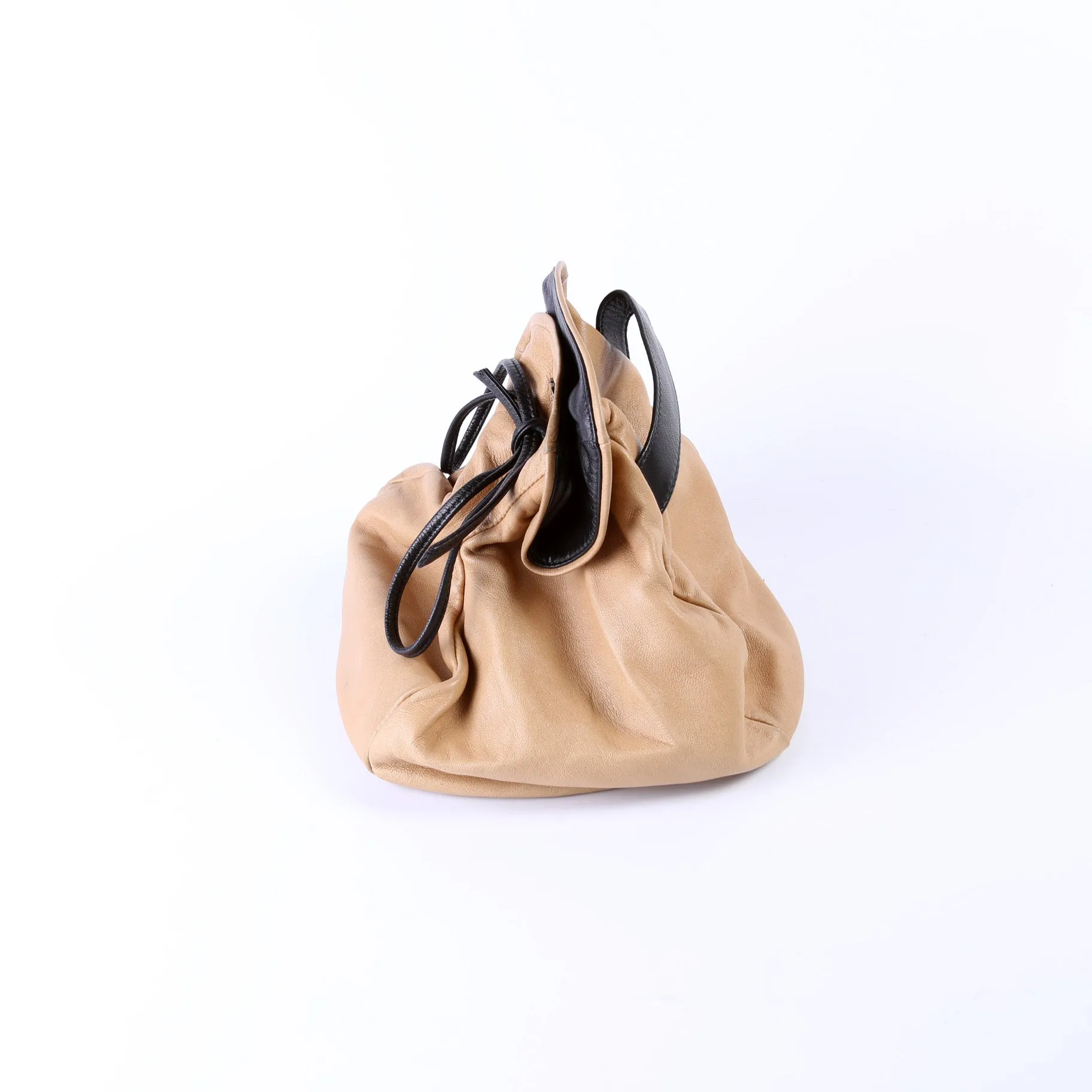 CC Drawstring Mini Handbag Lambskin Vintage 5M