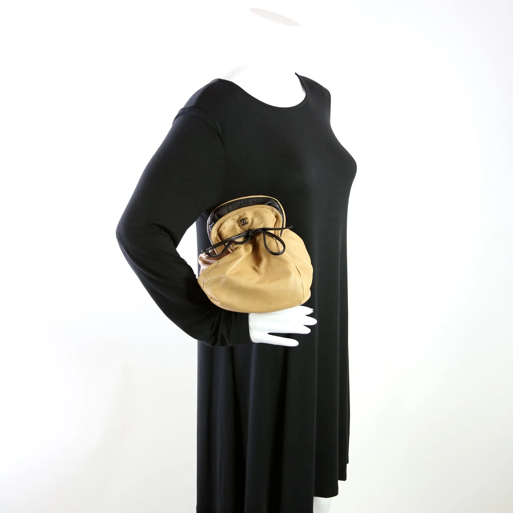 CC Drawstring Mini Handbag Lambskin Vintage 5M