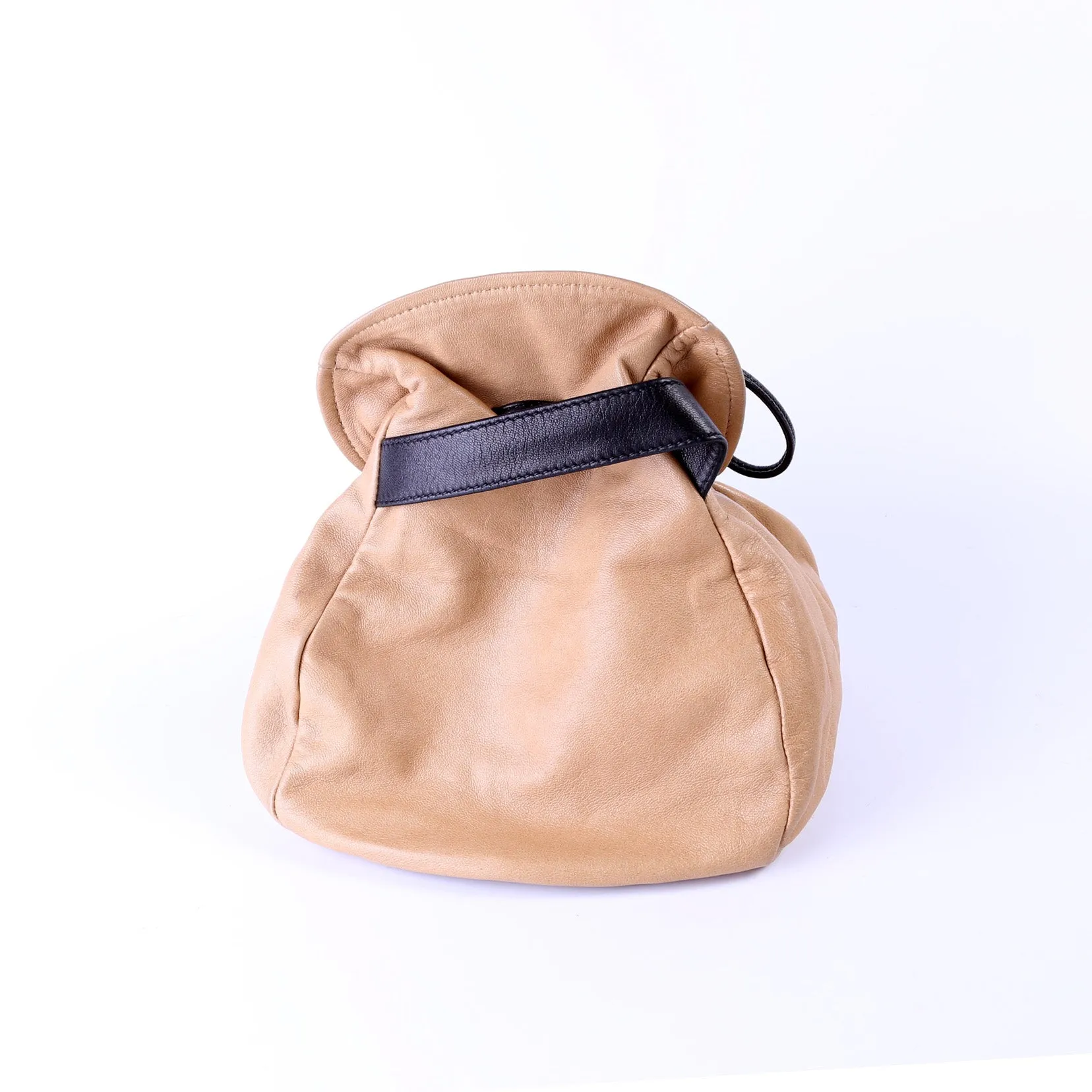 CC Drawstring Mini Handbag Lambskin Vintage 5M