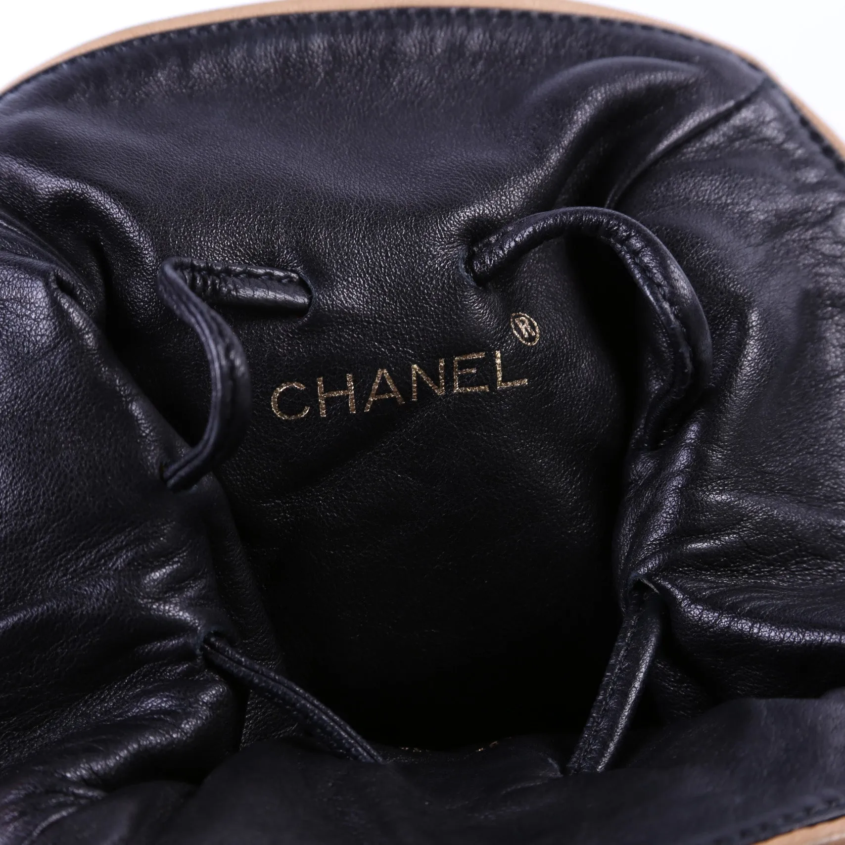 CC Drawstring Mini Handbag Lambskin Vintage 5M