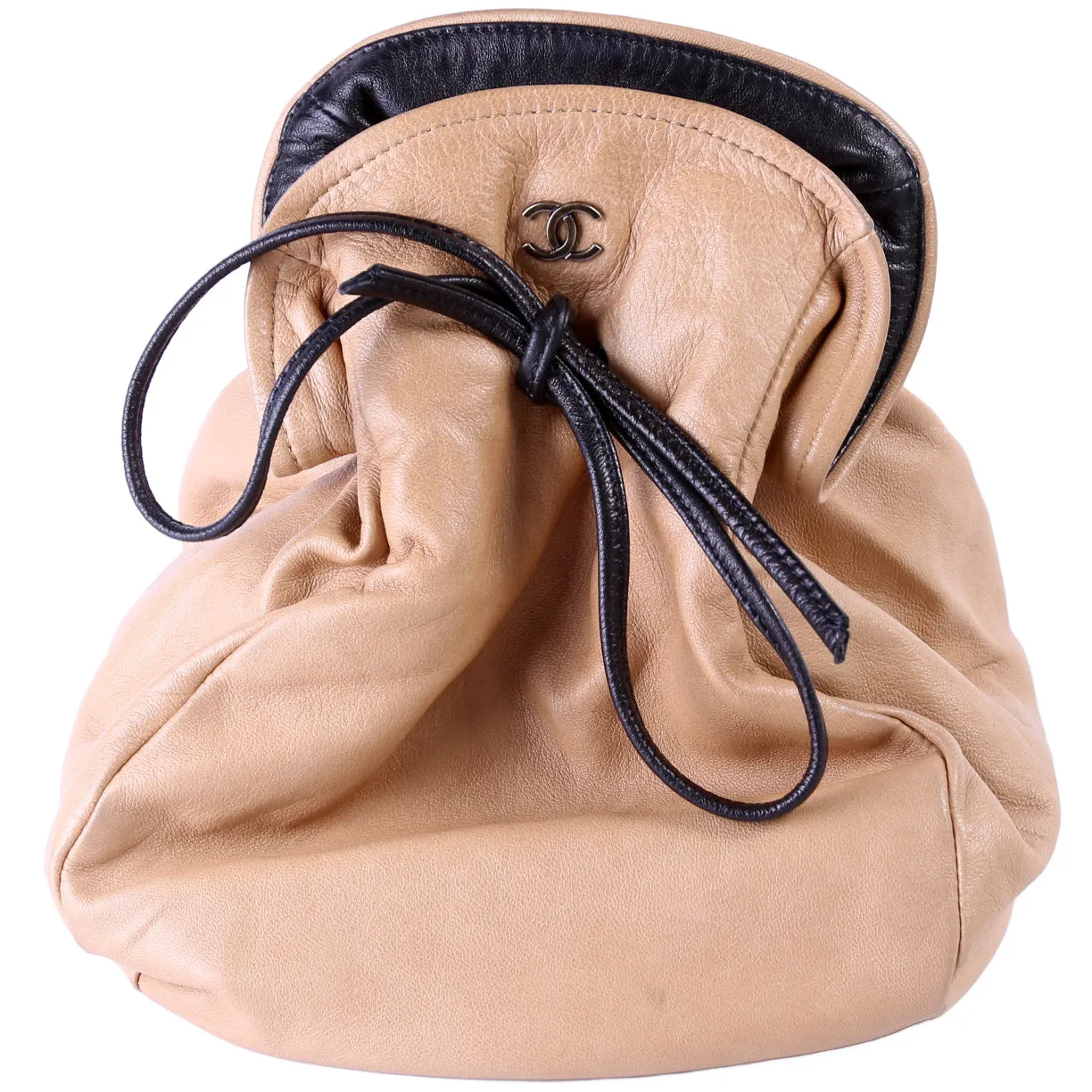 CC Drawstring Mini Handbag Lambskin Vintage 5M