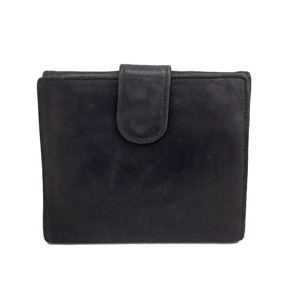 Chanel Cc Logo Lambskin Bifold