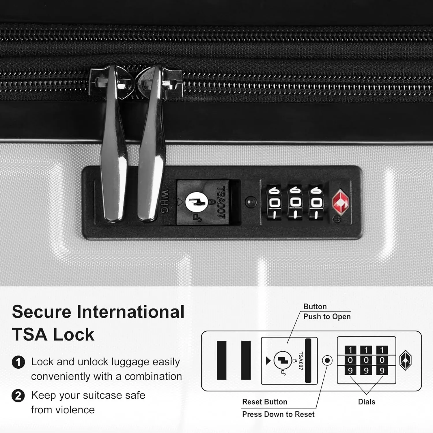 Expandable 24 inch Checked Luggage, ABS PC HardShell Medium Check-in Suitcase with Wheels, Waterproof Durable Rolling Suitcase with TSA Lock for Travel Business - Silver Gray, 24In