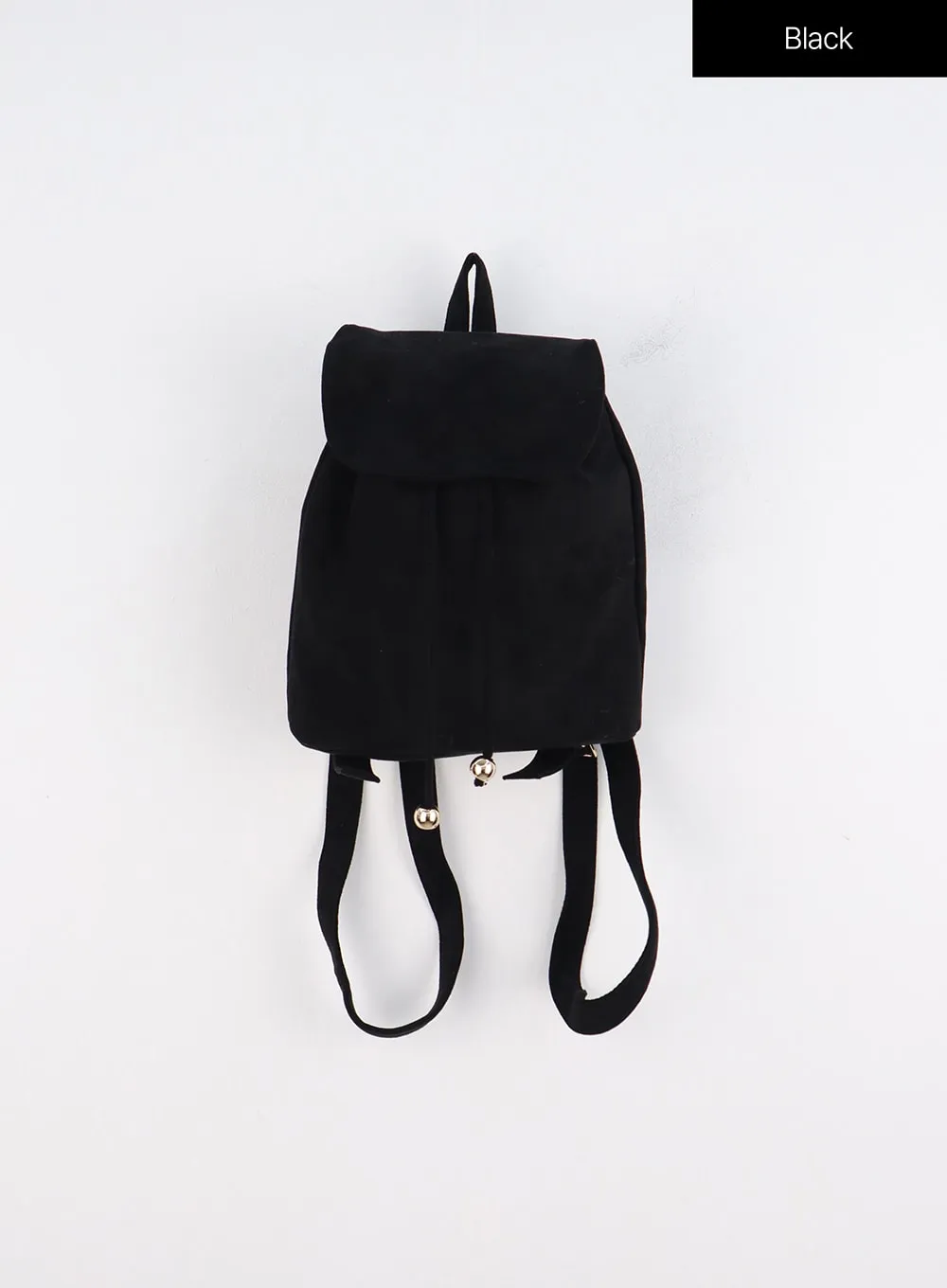 Faux Suede Backpack IO317