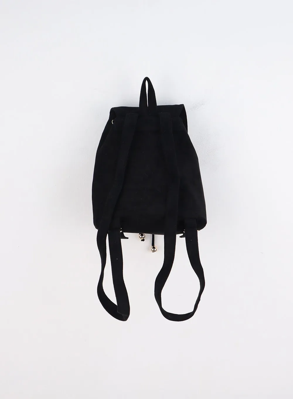 Faux Suede Backpack IO317