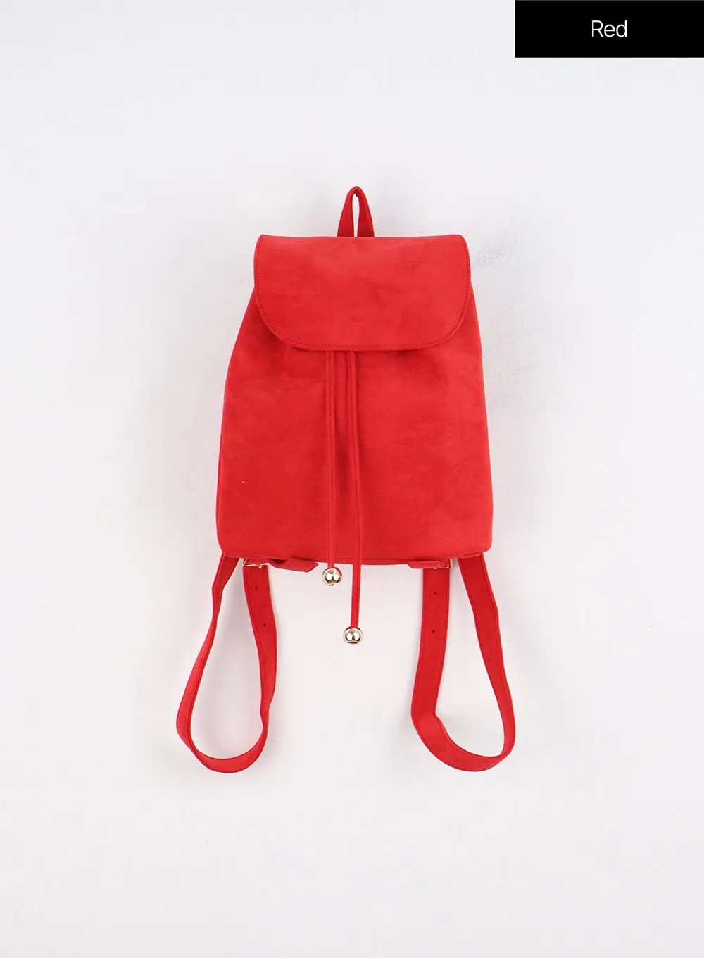 Faux Suede Backpack IO317