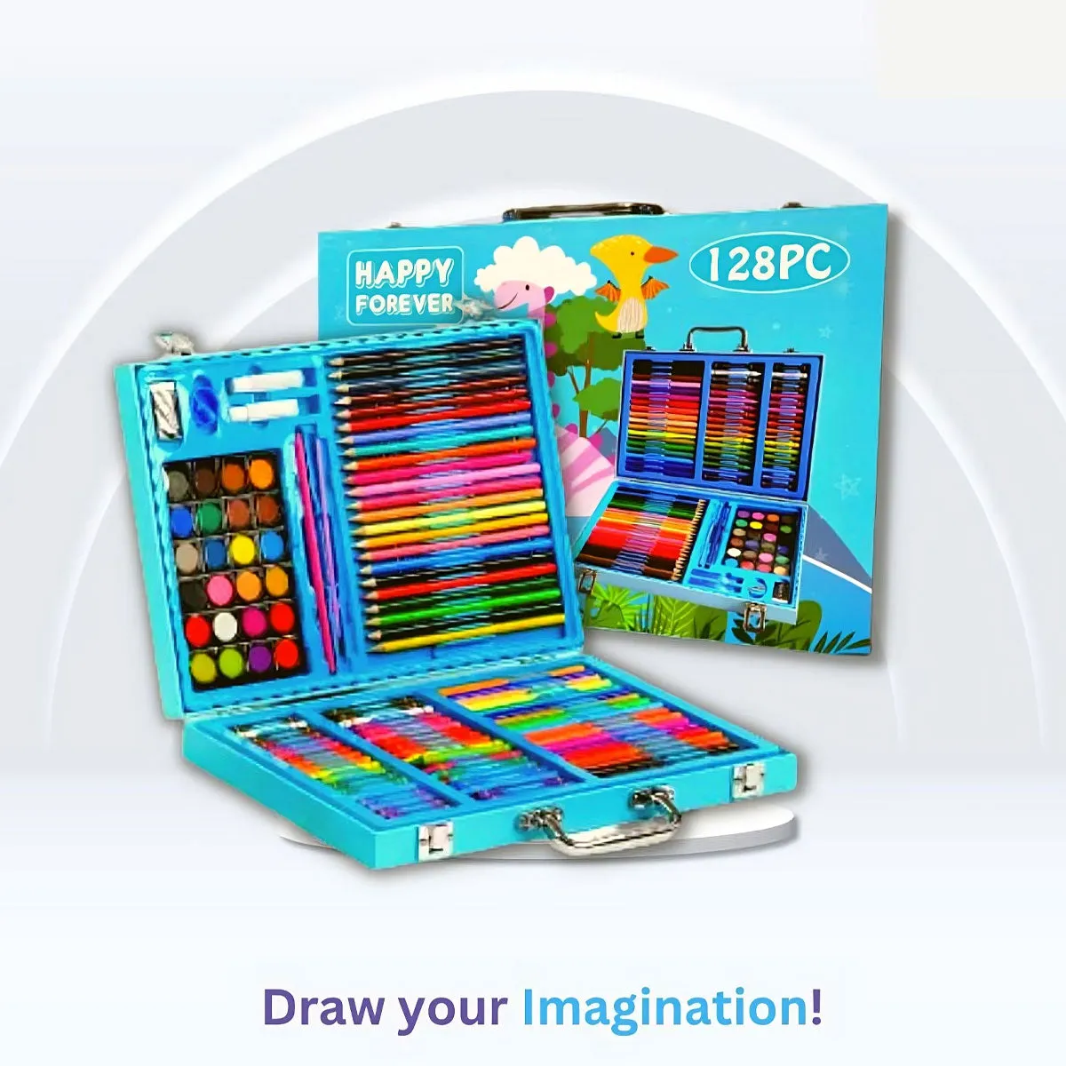 Kids 128Pcs Happy Forever Arts Set