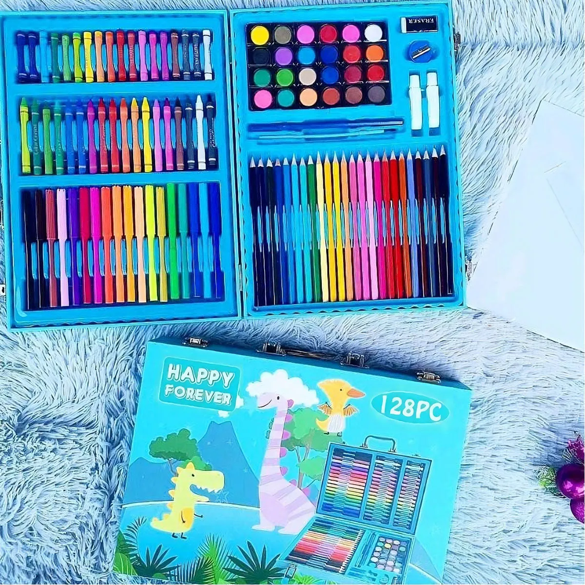 Kids 128Pcs Happy Forever Arts Set