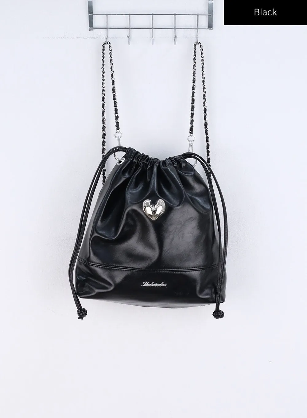 Metallic Chain Backpack CN324