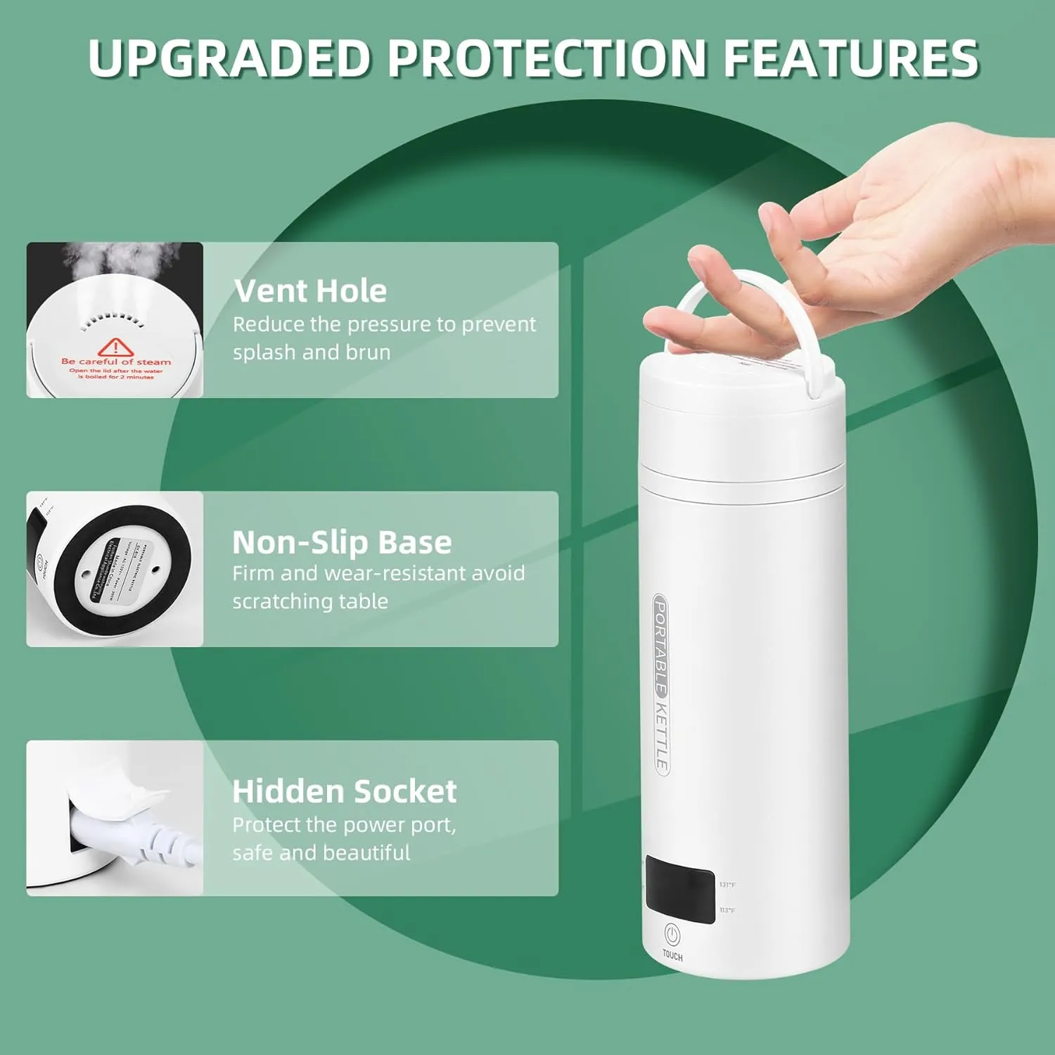 Portable Electric Travel Kettle