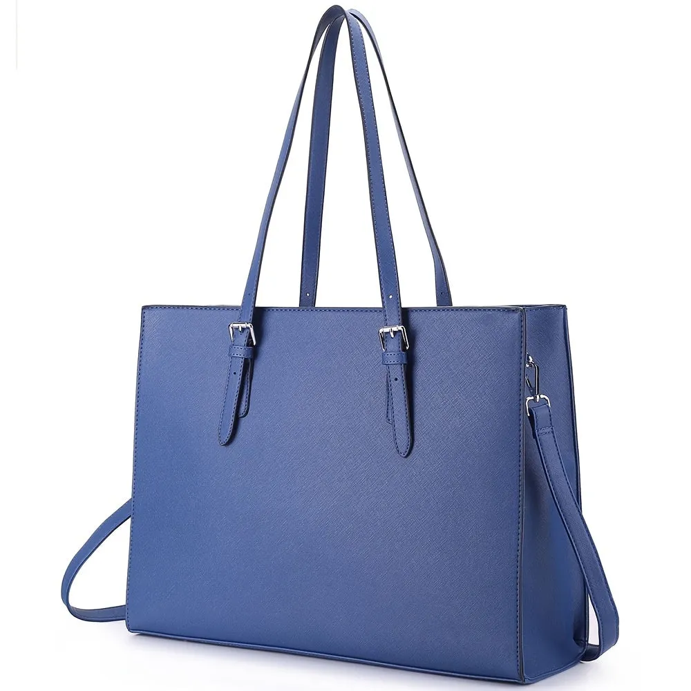 realaiot  Leather Briefcase, Large Space And Durable, Business Special Briefcase, Solid Color Simple Portable Cross Body Bag