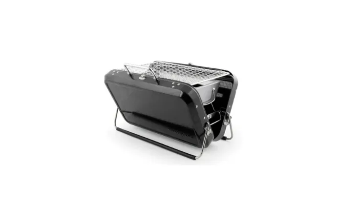 Roast-n-Roll Portable Suitcase BBQ Grill - Black