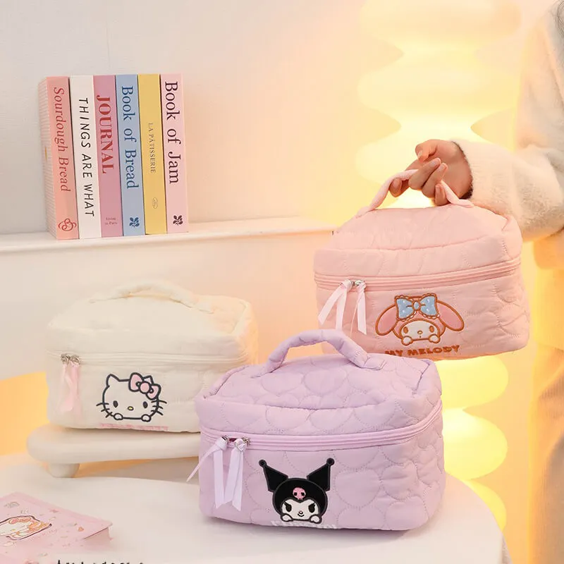 Sanrio Embroidered Cosmetic Bag