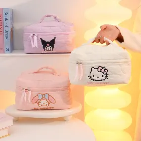 Sanrio Embroidered Cosmetic Bag