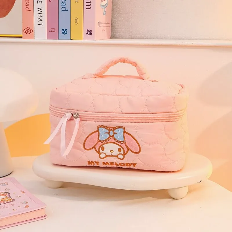 Sanrio Embroidered Cosmetic Bag