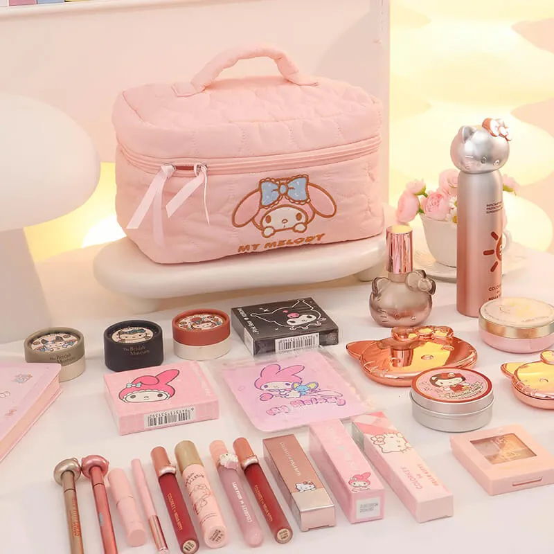 Sanrio Embroidered Cosmetic Bag