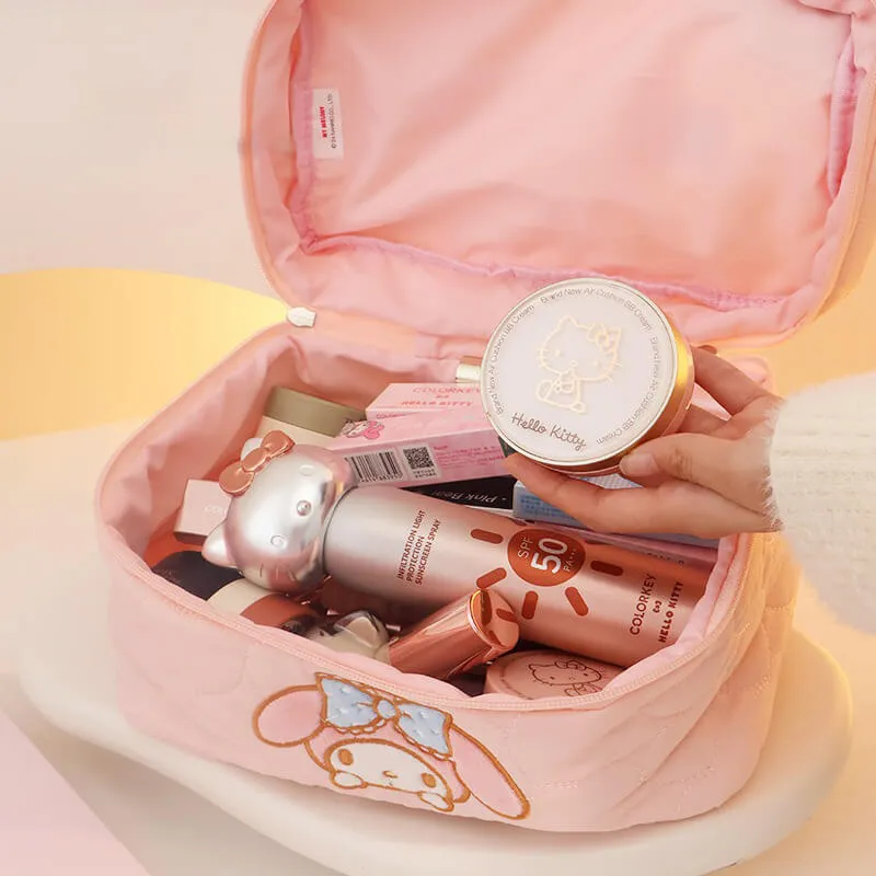 Sanrio Embroidered Cosmetic Bag