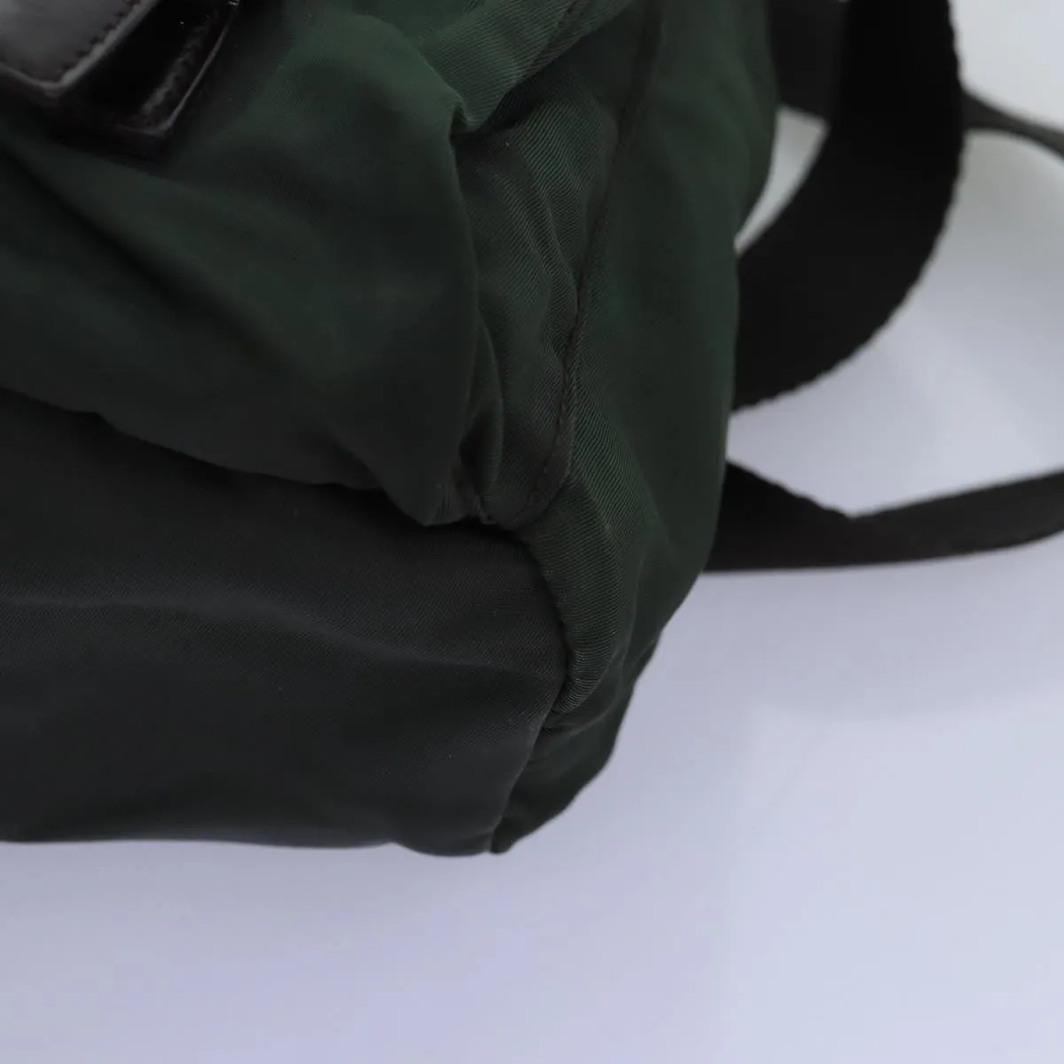 Trendy Inspired Prada Backpack Nylon Khaki Auth Ac2971