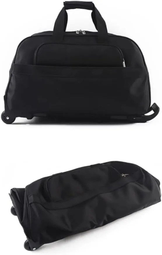 WFTRZOB Large Capacity Men Trolley Bag Portable Travel Suitcase Women Rolling Luggage With Wheels Carry-On Bags Luggage Sets(Black)