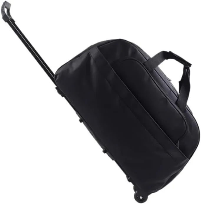 WFTRZOB Large Capacity Men Trolley Bag Portable Travel Suitcase Women Rolling Luggage With Wheels Carry-On Bags Luggage Sets(Black)