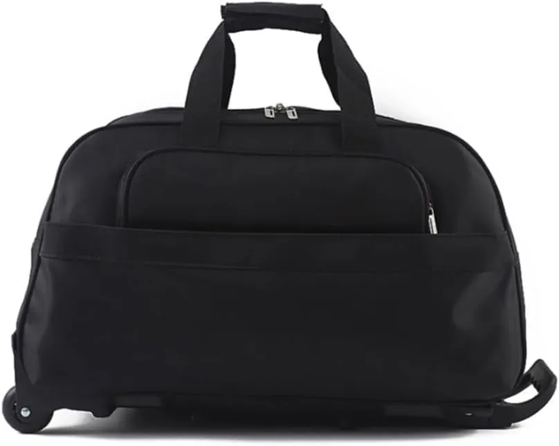 WFTRZOB Large Capacity Men Trolley Bag Portable Travel Suitcase Women Rolling Luggage With Wheels Carry-On Bags Luggage Sets(Black)