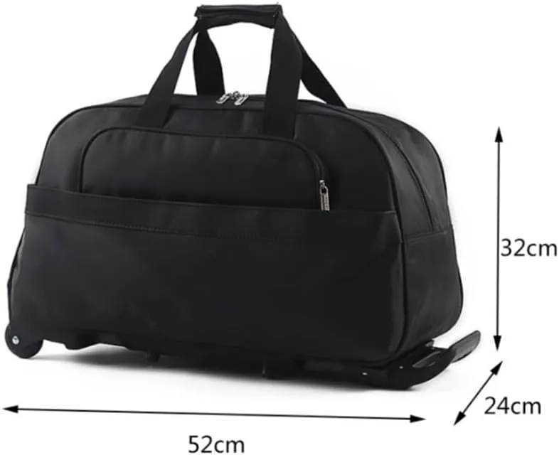 WFTRZOB Large Capacity Men Trolley Bag Portable Travel Suitcase Women Rolling Luggage With Wheels Carry-On Bags Luggage Sets(Blue)