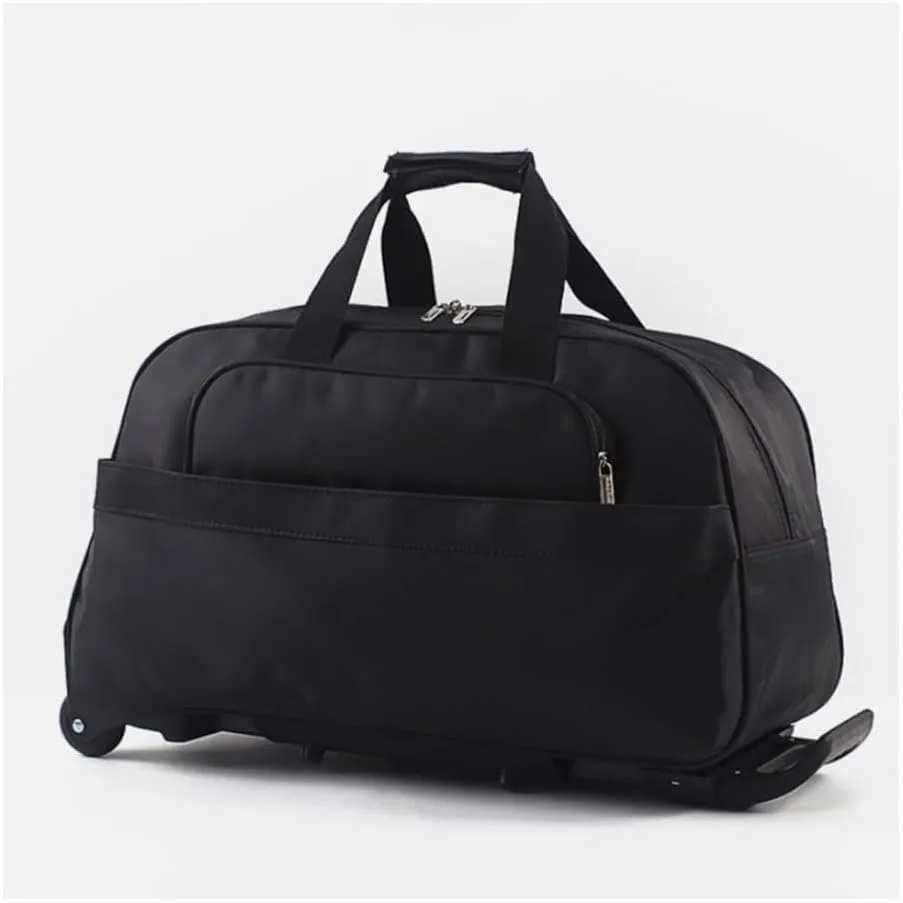 WFTRZOB Large Capacity Men Trolley Bag Portable Travel Suitcase Women Rolling Luggage With Wheels Carry-On Bags Luggage Sets(Blue)